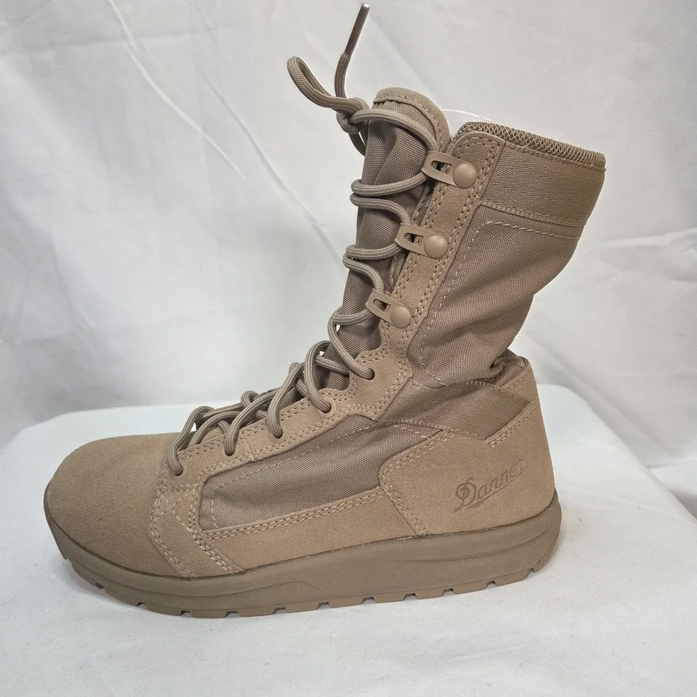 New Danner Tachyon Mens Coyote Leather 8in Military Boots Men's Size 6.5